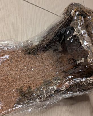 capanna in sughero per presepe 