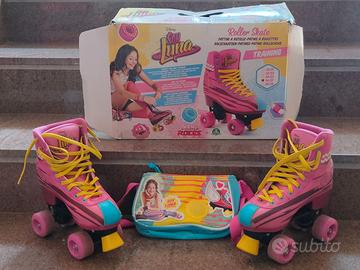Pattini a rotelle Soy Luna + Borsetta con speaker