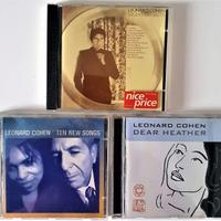 Leonard cohen - 3 splendidi cd