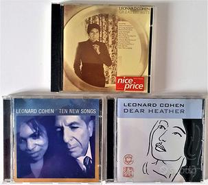Leonard cohen - 3 splendidi cd
