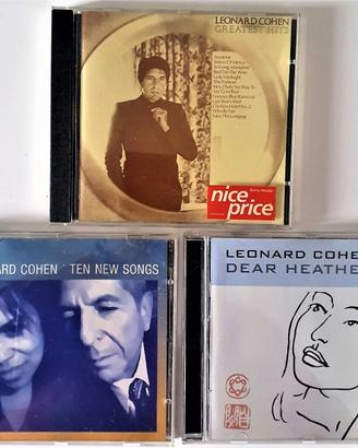 Leonard cohen - 3 splendidi cd
