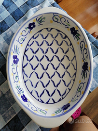 Pirofila porcellana dipinta a mano