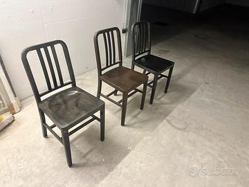 Sedie cargo in ferro