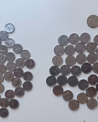 Monete vintage 10, 50, 100 LIRE
