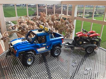 LEGO 5893 JEEP CON QUAD (COME NUOVO)