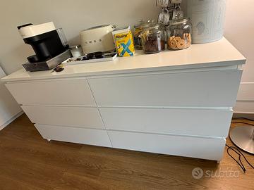 Cassettiera 6 cassetti Ikea Malm
