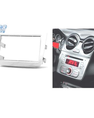 Telaio grigio radio 2-DIN per Alfa Romeo MiTo.
