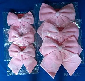 fiocchi rosa grandi e piccoli