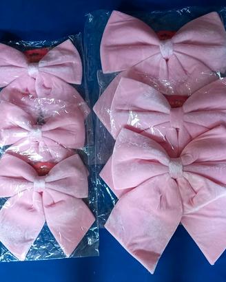 fiocchi rosa grandi e piccoli