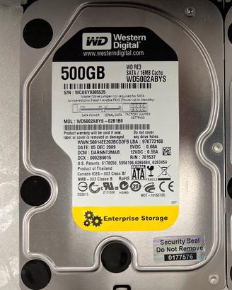 Hard disk sata 2.5/3.5 da 80/250/320/500gb