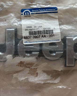 Emblema origianle Jeep (codice 683709AA) NUOVO