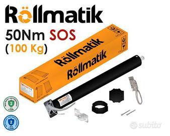 Motore tapparelle man SOS 50 Nm 100Kg asta e snodo