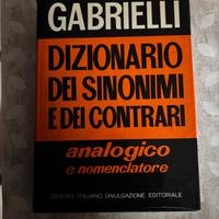 Dizionario dei sinonimi e dei contrari Gabrielli