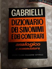 Dizionario dei sinonimi e dei contrari Gabrielli