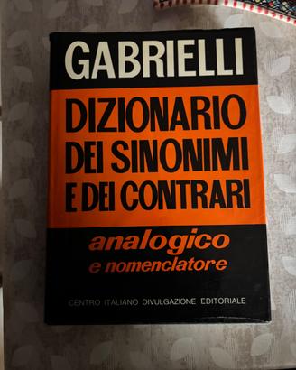 Dizionario dei sinonimi e dei contrari Gabrielli