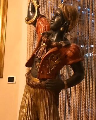 Moretto Veneziano intagliato in legno inizio 900