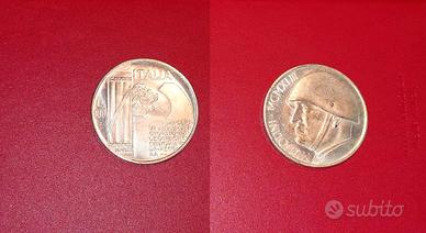 Moneta 100Lire duce argento senza valore legale