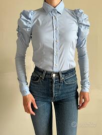 Camicia body azzurra Pinko nuova misura S