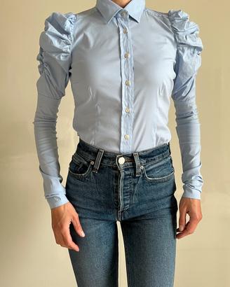 Camicia body azzurra Pinko nuova misura S