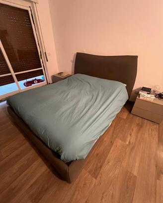 Letto con contenitore