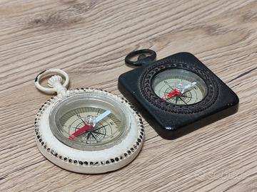 Coppia Bussole Vintage Decorativo Design Cipolla