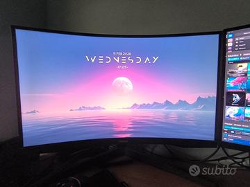 Monitor Samsung 27" curvo 2k 