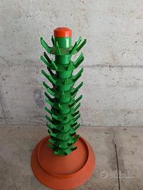 Sgocciolatoio ad albero per 80 bottiglie