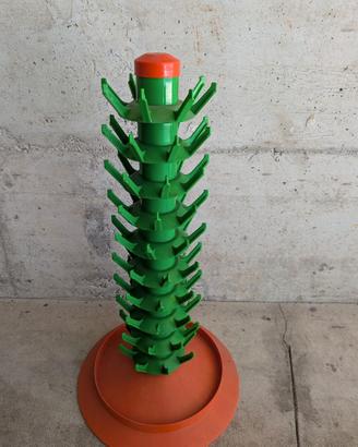 Sgocciolatoio ad albero per 80 bottiglie