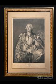 Incisione Originale Settecentesca Nobili Inglese