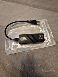 Scheda di rete esterna USB3.0 - RJ45 100Mbps