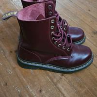 Dr Martens (scarponcini) donna rossi