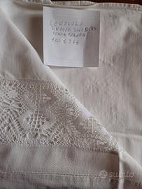 lenzuolo sopra singolo senza federa lino 