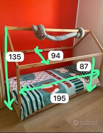Letto Montessoriano bambini