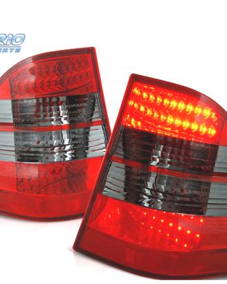 FANALI MERCEDES ML W163 98-05 LED ROSSO AFFUMICATO