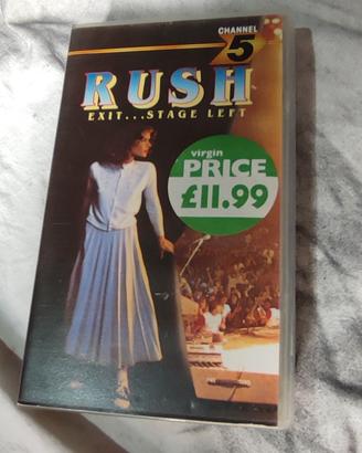 VHS Rush " Exit ...stage left "
