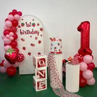 Set compleanno fragole fragoline