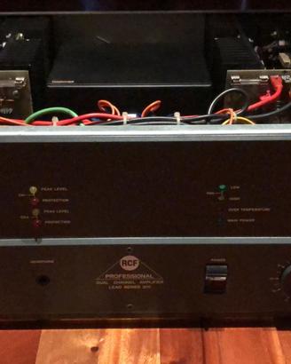Amplificatore finale stereo rcf lead 200