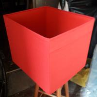 Scatola rossa pieghevole ikea