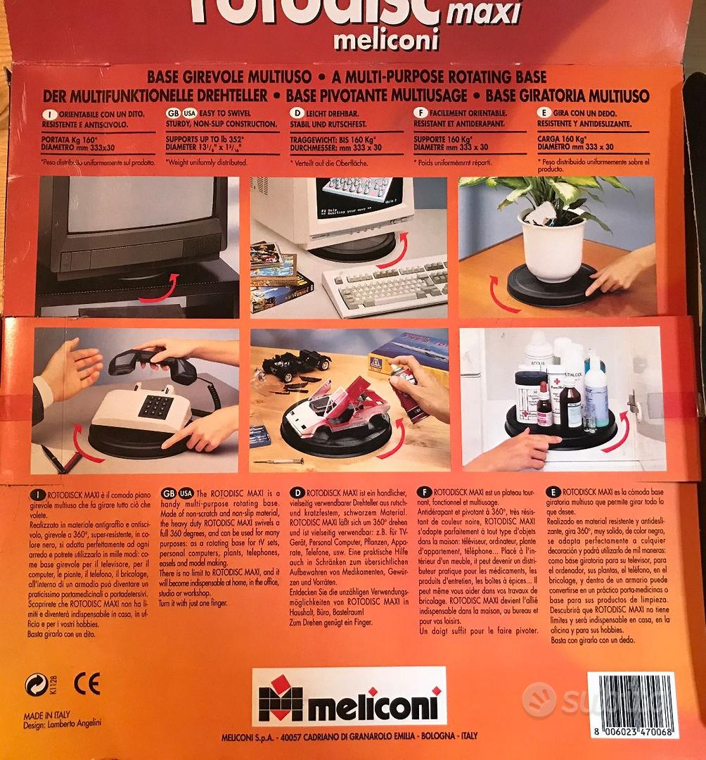 Base girevole per TV MELCONI Rotodisc Maxi - Audio/Video In vendita a Milano