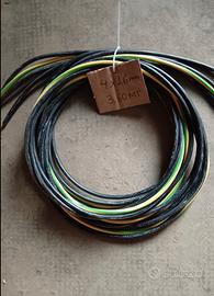 Cavo 4x16mm 3,60 MT 1 G/V 3 neri