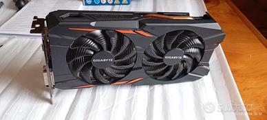 scheda video gigabyte GTX 1050 ti 4gb oc