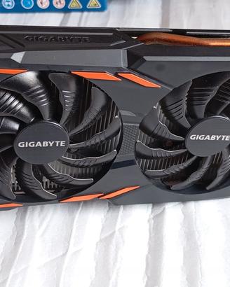 scheda video gigabyte GTX 1050 ti 4gb oc