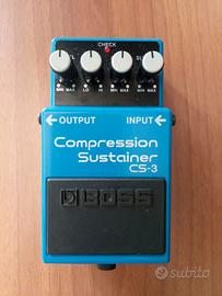 EFFETTO COMPRESSORE SUSTAINER PEDALE PER CHITARRA