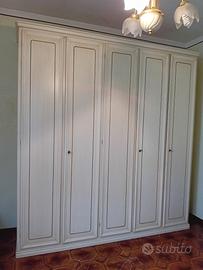 armadio bianco vintage
