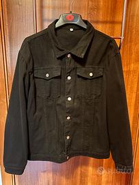 Giacca trucker nera