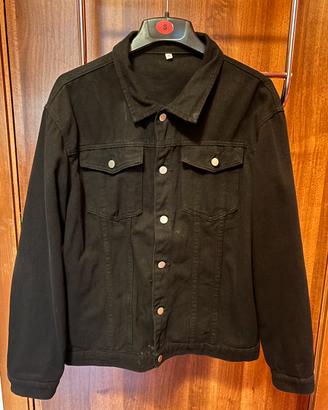 Giacca trucker nera
