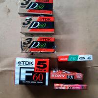 Audiocassette vergini