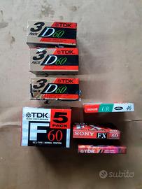 Audiocassette vergini