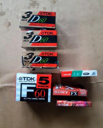 Audiocassette vergini