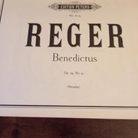 Benedictus op.59 n.9, Reger - Spartito per organo